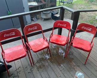 Go with Coca-Cola metal table
