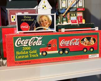 Coca Cola houses and trucks 