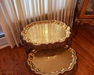 Two tier butlers table 