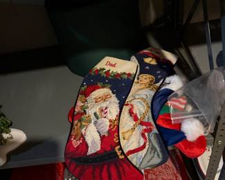 Needle point stockings