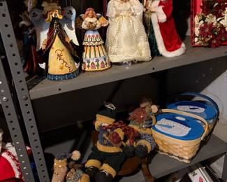 Assorted Angels  Santa’s and snowman 