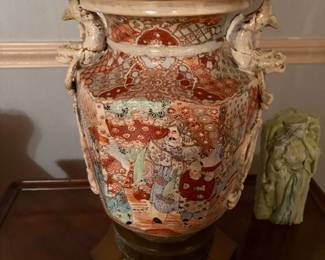 A decorative Asian style satsuma style 