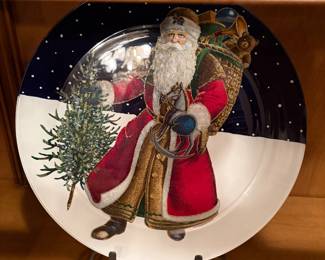 Santa plate 
