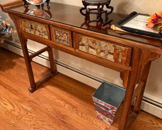 Asian style console table 