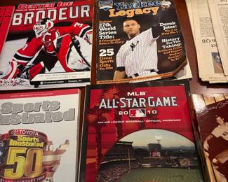 Sport book and magazine 