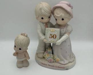 Precious Moments Precious Moments To Remember 50th Anniversary Figurine  Baby Girl Standing