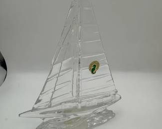 Waterford Crystal Sailboat