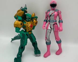 Power Rangers Operation Overdrive Mission Response Pink  Green Ranger
