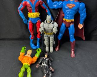 Dc Action Figures Superman Green Lantern And MoDc Action Figures Superman Green Lantern And More
