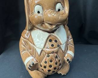 Vintage 1960s Elephant Cookie Jar