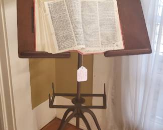 Rare Victorian Dictionary/Bible Stand