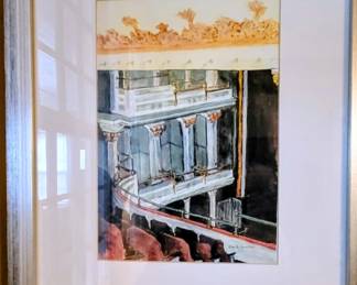 Signed Original Art by Jean B. GoldStein, Springer Opera House