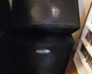 2 Wedge Speakers