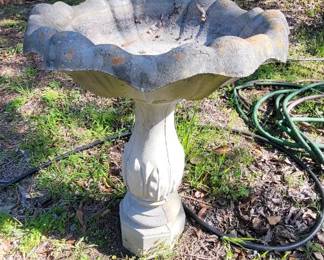 Concrete Birdbath