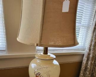 Chinoiserie-style Lamp (2 available)