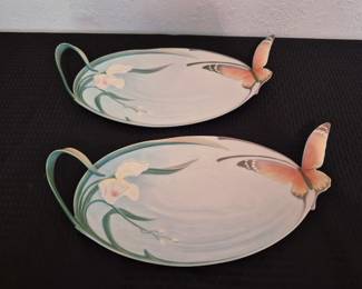 Franz Porcelain Papillon Butterfly Collection Trays