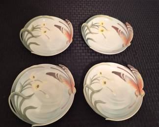 Franz Porcelain Papillon Butterfly Collection Plates 