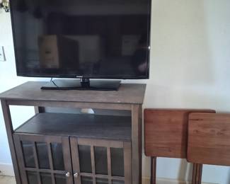 Tv Cabinet, Samsung TV, Tray Tables