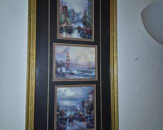 Thomas Kinkade Accent Litho-Prints "The City by The Bay"  COA