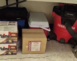 Shop vac and misc