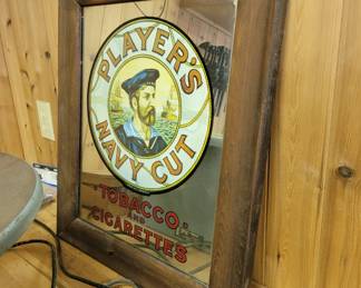 Players Navy Cut Mirror