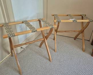 Vintage luggage rack