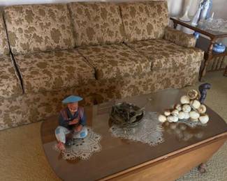 Formal sofa and coffee table