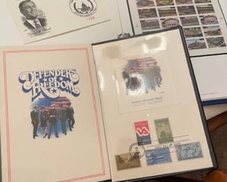 Stamps and first day covers