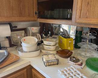 Corning and great useful kitchen items