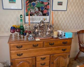 Maple server/sideboard