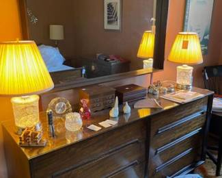 Drexel Perspectives mcm dresser and mirror