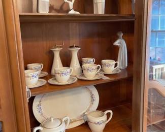 Lenox china, service for 12, Lladros and Naos