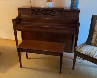 Piano and stool- available now.  $300, will consider offers on Saturday