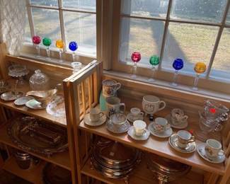 Cut to clear cordials, demitasse another cups & saucers