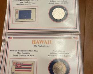 Part of the state coin collection