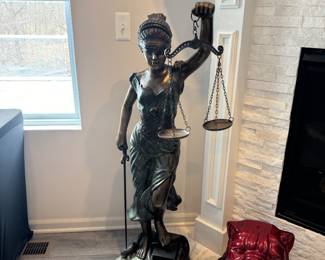 40” Bronze Scales of Justice 