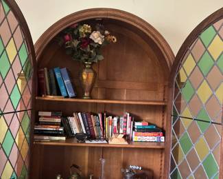 Cooper & brass antiques; books