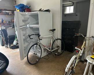 Bikes; road bike; fridge; trunks