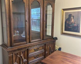 China cabinet and art
