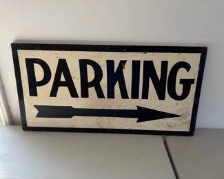 Vintage Wooden Sign