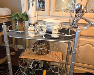 Bar cart metal