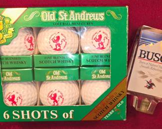 Old St. Andrew's golfball mini decanter