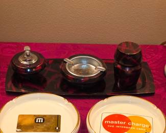 Vintage ashtrays