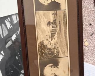 Framed Vintage Print – Classic Illustration