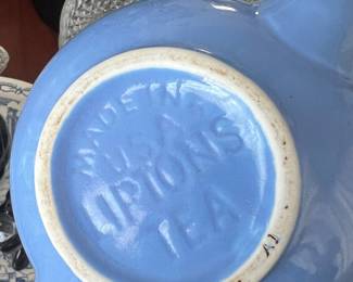 Vintage Teapot – Blue Ceramic Tea Pot