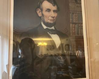 Abraham Lincoln Portrait Print – T. Hamilton Crawford Style Presidential Wall Art