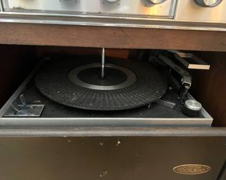 Vintage Silvertone Console Turntable – Record Changer Player