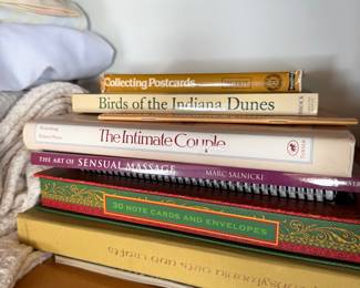 Mixed Books & Stationery Lot – Postcards, Indiana Dunes, Massage