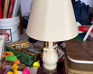 Table Lamp – Classic White Base Lamp