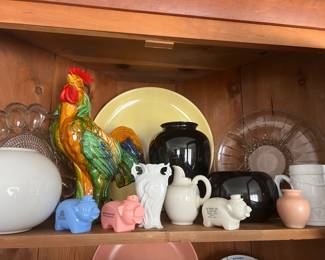Ceramic Decor Lot – Figurines & Kitchen Items